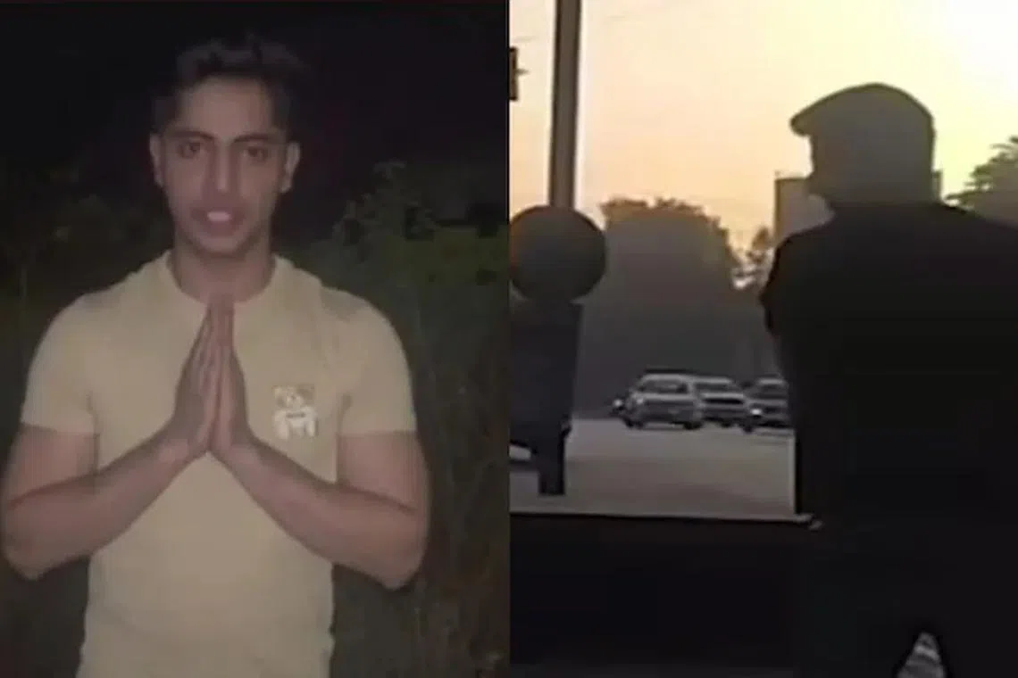 பிஎம்டபிள்யூ காரிலிருந்து இறங்கி பொது இடத்தில் சிறுநீர் கழித்த ஆடவர் கைது