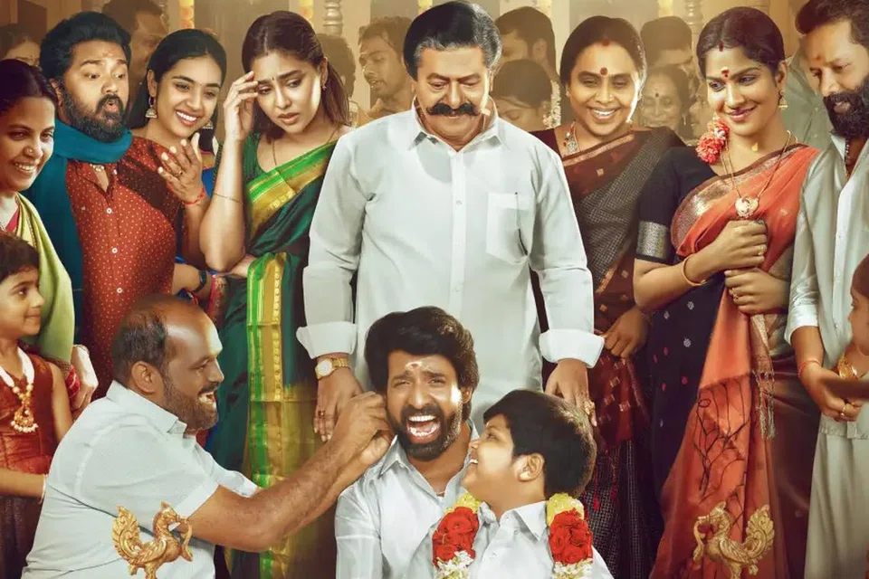 ‘மாமன்’ படத்தில் சூரி தோன்றும் காட்சி.