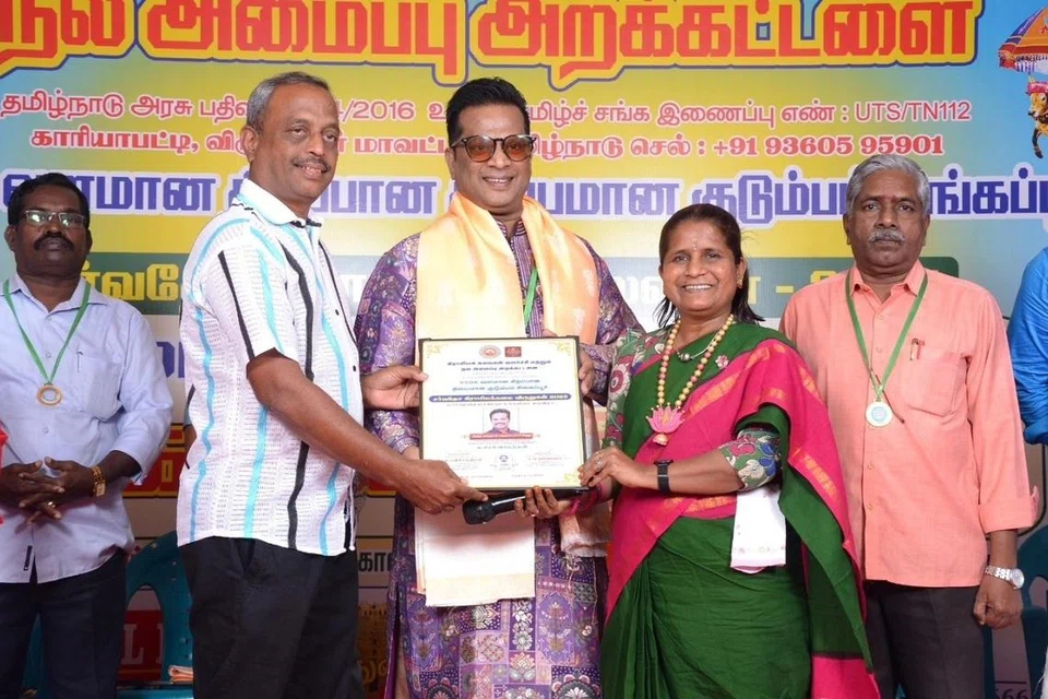 நாடகக் கலைஞர் ஜி. செல்வாவின் சேவைக்கு அங்கீகாரம்.