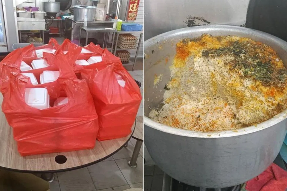பிரியாணிப் பொட்டலங்கள்.
