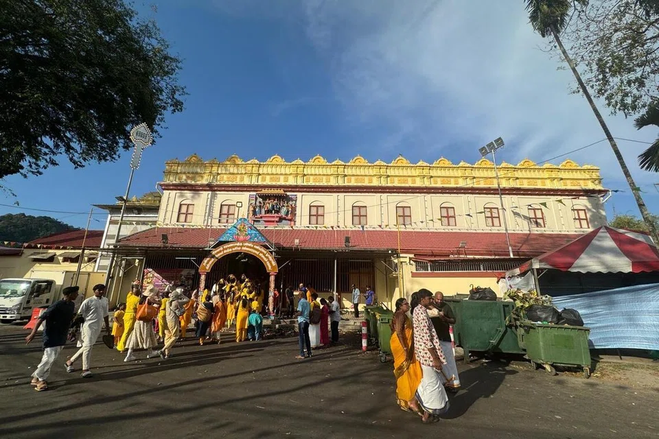 நாட்டுக்கோட்டை நகரத்தார் தண்ணீர்மலைக் கோயிலில் தைப்பூசக் கொண்டாட்டம்.