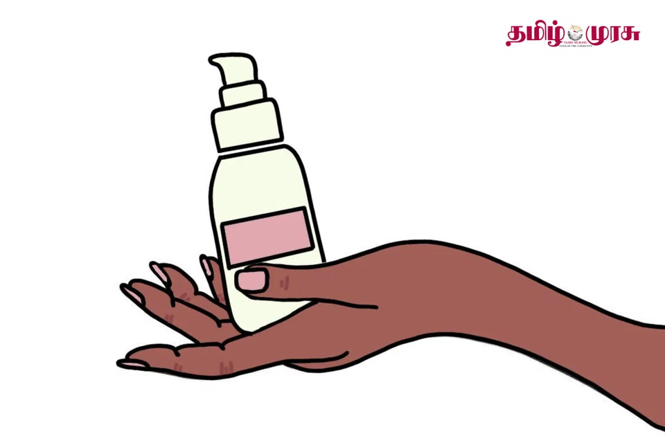சருமப் பராமரிப்பு மாதிரிப்படம்.