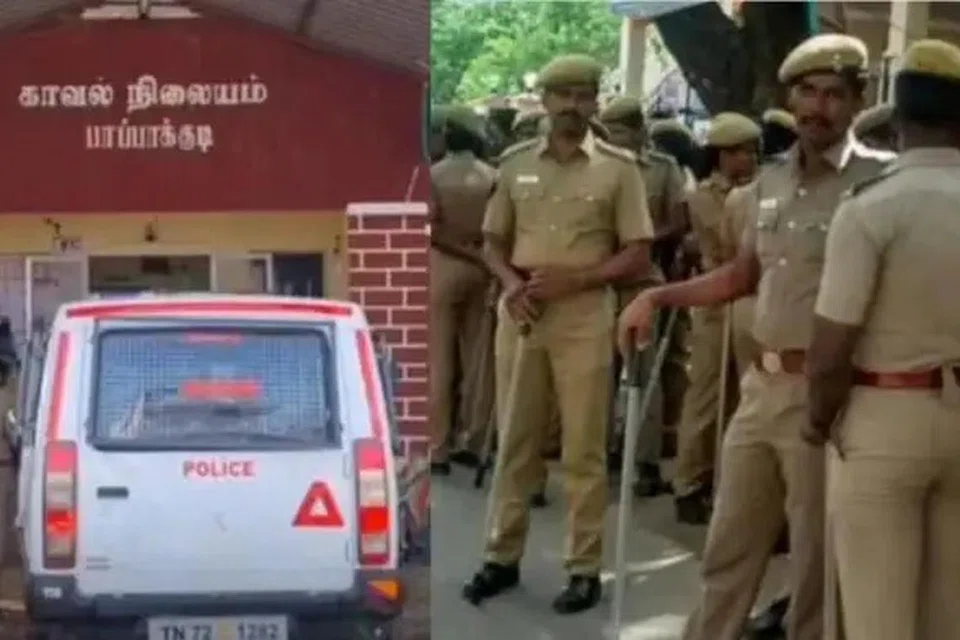 துப்பாக்கிச் சூட்டு சம்பவத்தைத் தொடர்ந்து பாப்பாக்குடியில் பலத்த பாதுகாப்பு போடப்பட்டுள்ளது.