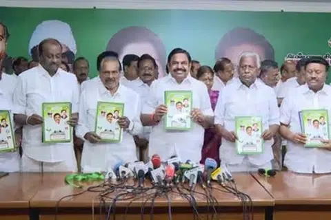 அதிமுக தலைமையகத்தில் செய்தியாளர்களைச் சந்தித்தபோது எடப்பாடி பழனிசாமி சில முக்கிய அறிவிப்புகளை வெளியிட்டார்.