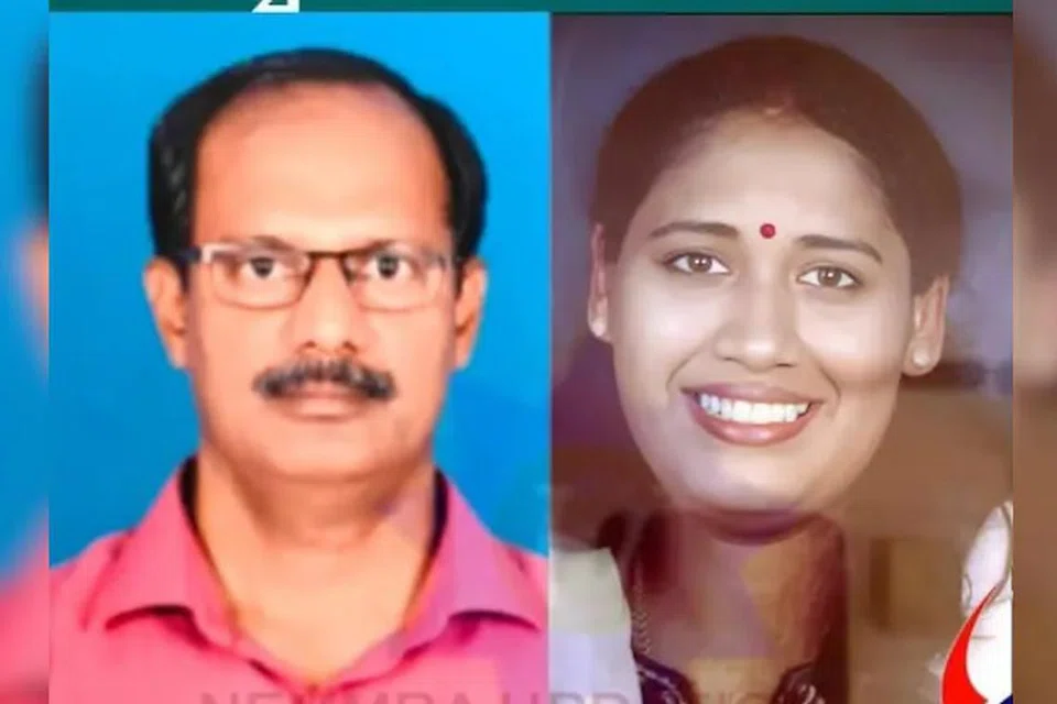 கிருஷ்ணகுமார் (இடம்), சங்கீதா.