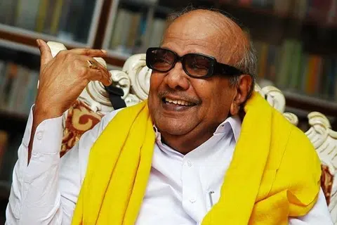 காலஞ்சென்ற முதல்வர் கருணாநிதி.