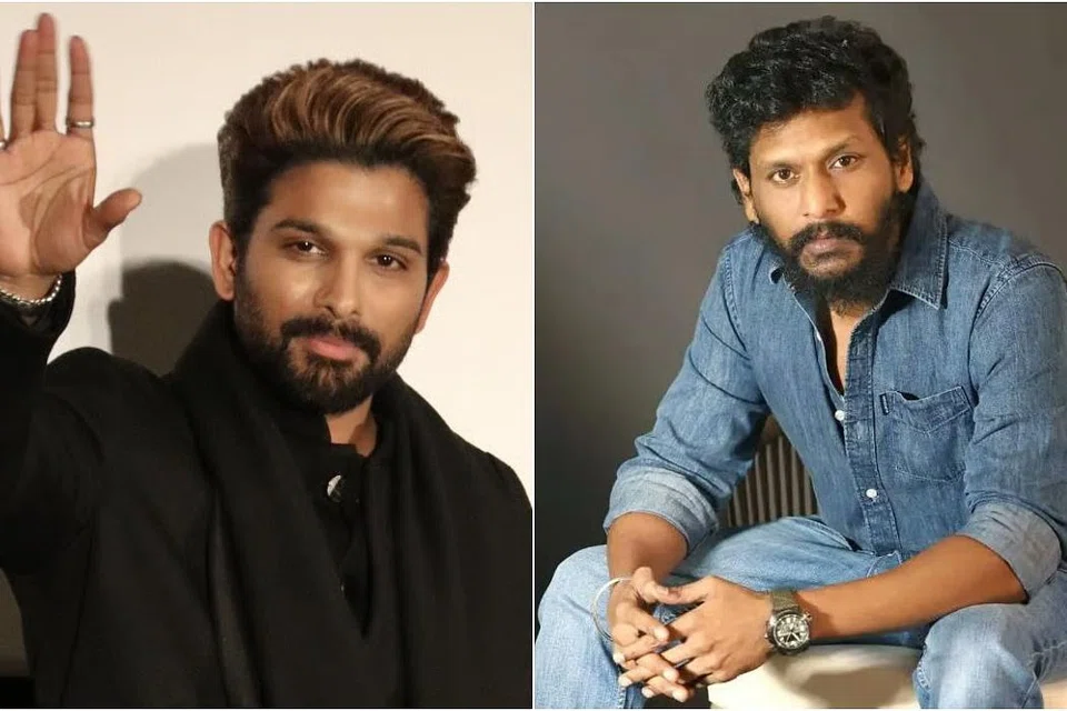 தெலுங்கு நடிகர் அல்லு அர்ஜுன், இயக்குநர் லோகேஷ் கனகராஜ்.