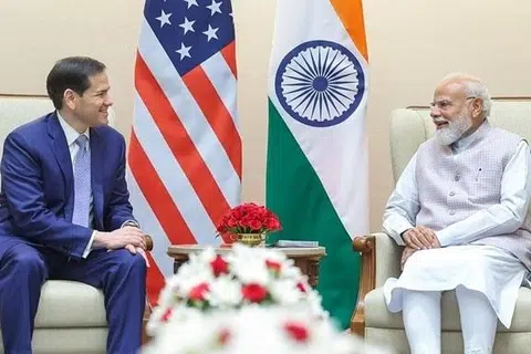 அமெரிக்க வெளியுறவுத்துறை அமைச்சர் மார்கோ ரூபியோ, புதுடெல்லியில் இந்தியப் பிரதமர் நரேந்திர மோடியைச் சந்தித்துப் பேசினார்.