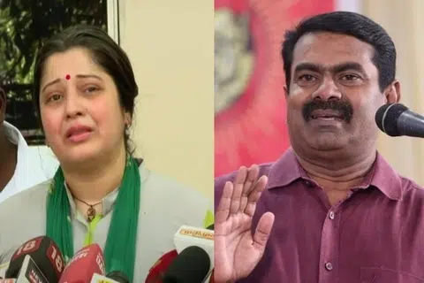 விஜயலட்சுமி, சீமான்.