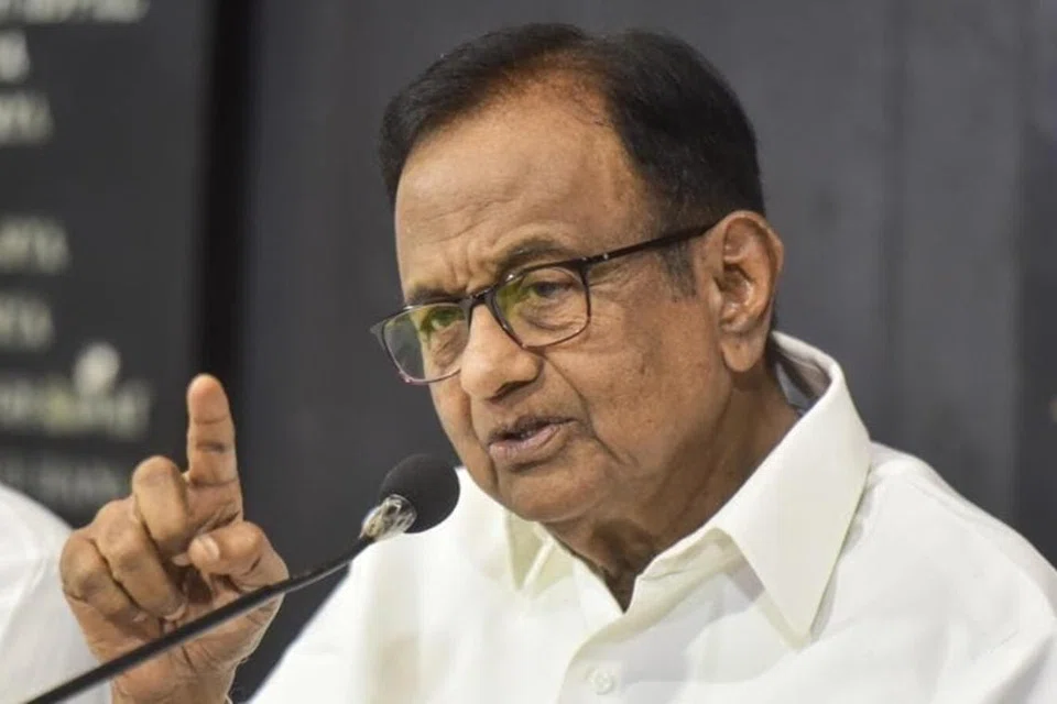 முன்னாள் இந்திய அமைச்சர் ப. சிதம்பரம்.
