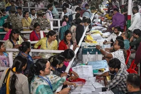 பீகாரில் 2ஆம் கட்டத் தேர்தல்: விறுவிறுப்பான வாக்குப் பதிவு