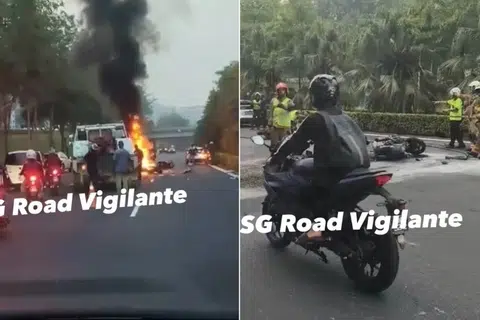 விபத்துக்குப் பிந்திய காட்சிகள் பதிவான படங்கள்.