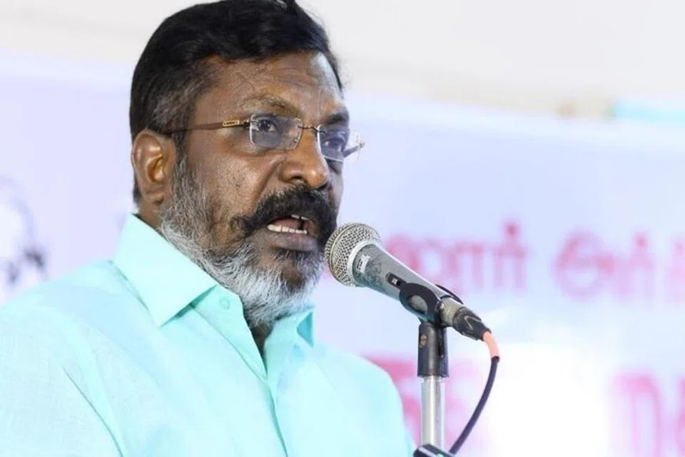 விடுதலைச் சிறுத்தைகள் கட்சித் தலைவர் தொல்.திருமாவளவன்.