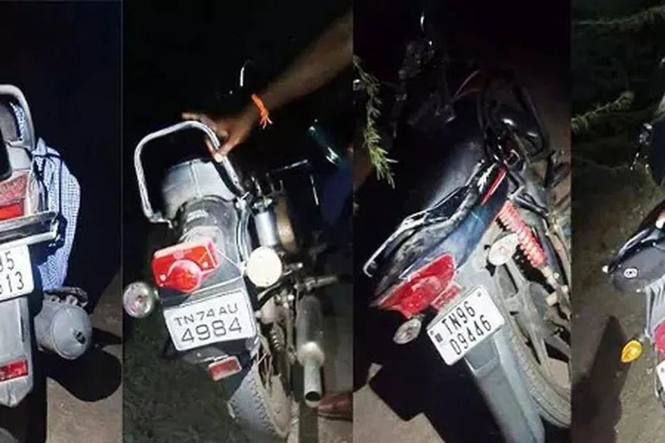 பறிமுதல் செய்யப்பட்ட வாகனங்கள் சிவகாசி கிழக்கு காவல் நிலையத்தில் நிறுத்தி வைக்கப்பட்டு உள்ளன.