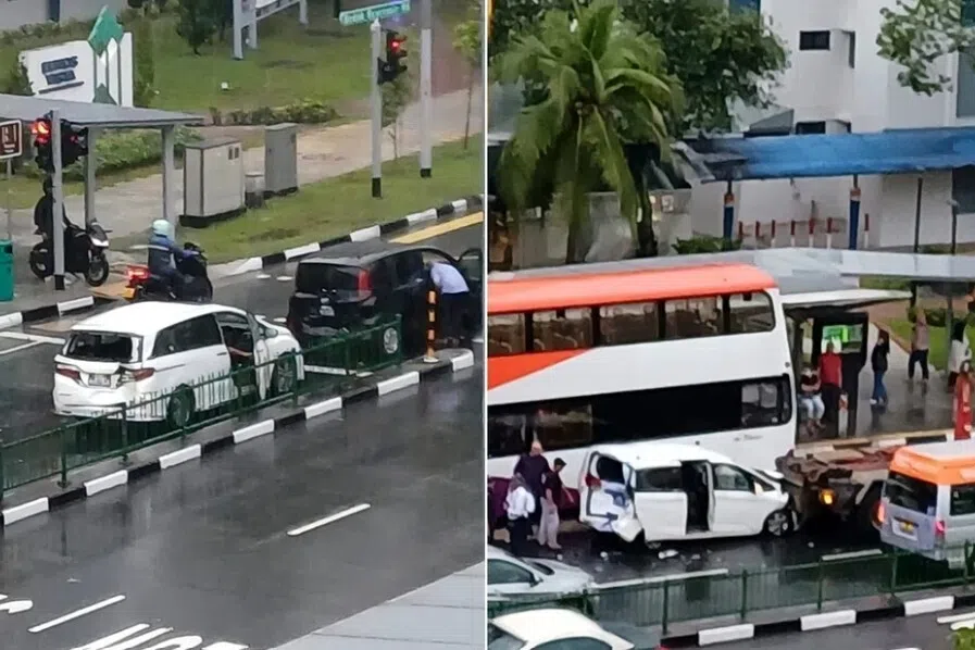 பிடோக்கில் விபத்து; இருவர் மருத்துவமனையில்