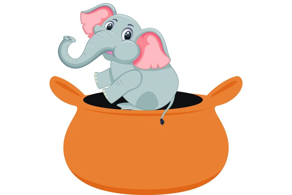 பானைக்குள் யானை.