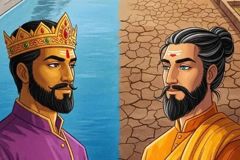 மகிழ்புரி மன்னர் இந்திரவர்மன், பாடலிபுத்திர மன்னர் ஆதித்யா.