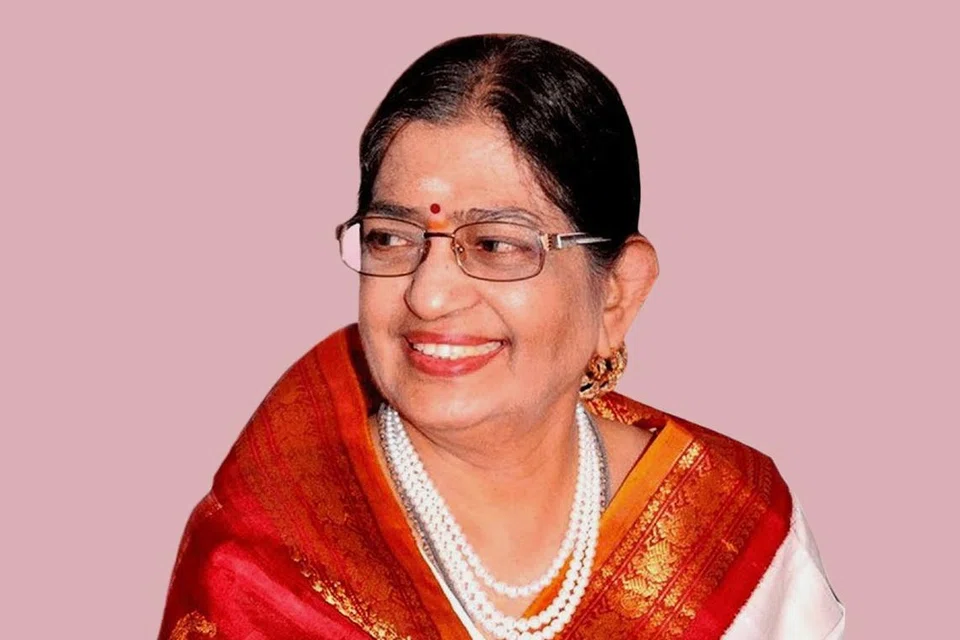 பிரபலப் பாடகி பி. சுசிலா.