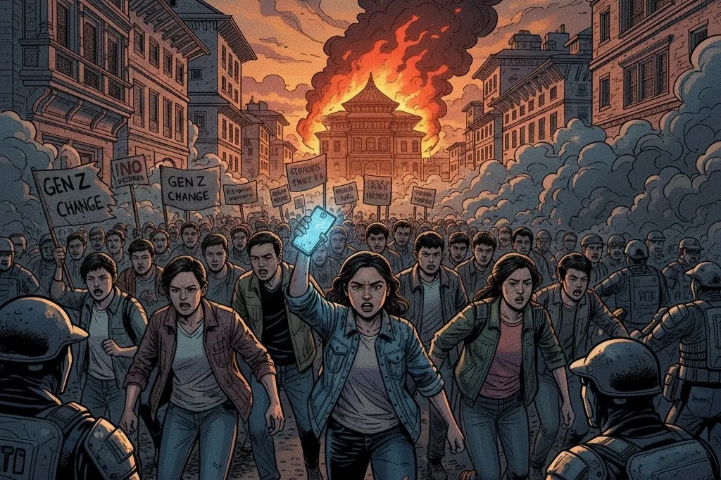 முரசுக்களம்: நேப்பாளத்தின் பாதையை மாற்றும் பயமறியா இளையர்கள்