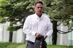 வியாழக்கிழமை (மே 29) நீதிமன்றம் வந்த விர்ஜில் ஜாய் ஏஞ்சலஸ்.