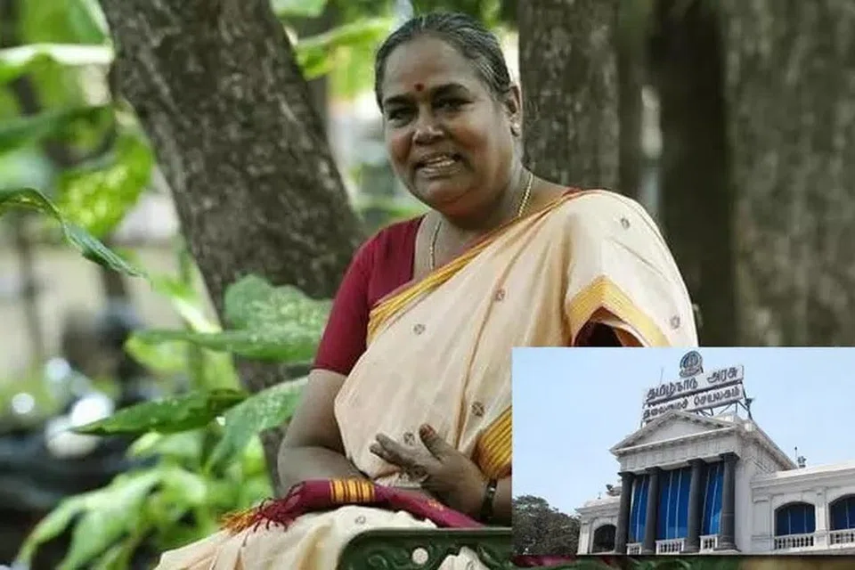 அவ்வையார் விருது அறிவிக்கப்பட்டுள்ள பெண் இலக்கியவாதி பாஸ்டினா சூசைராஜ்.   