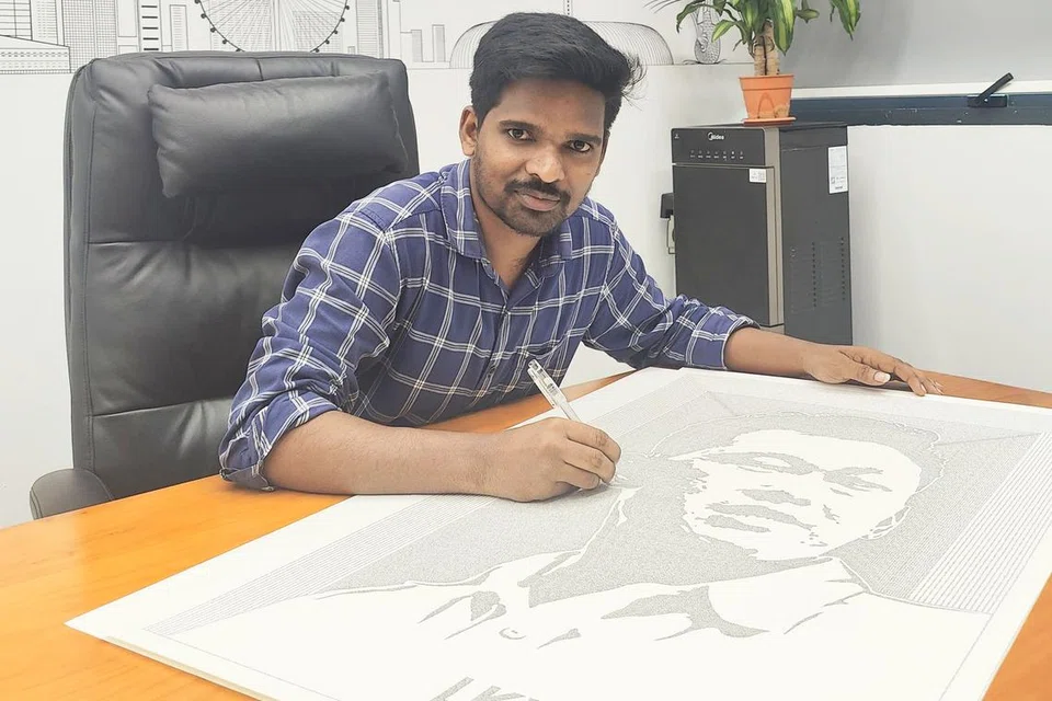 சிங்கப்பூர் சாதனைப் புத்தகத்தில் இடம்பிடித்துள்ள தமிழரசன்.