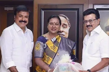 வியாழக்கிழமை (பிப்ரவரி 19) திமுக தலைவரைச் சந்தித்தார் பிரேமலதா.
