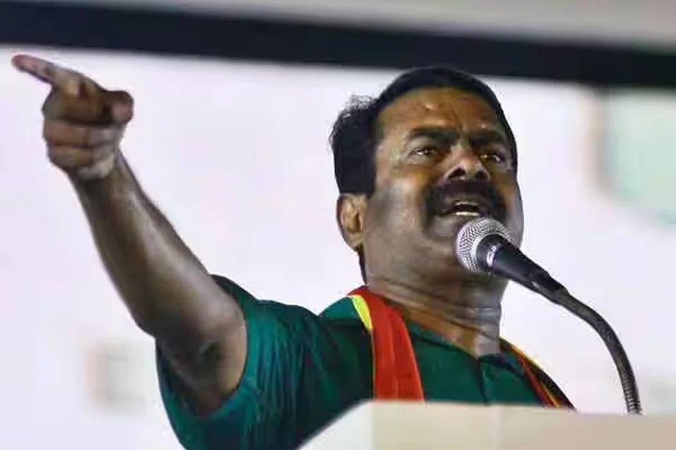 நாம் தமிழர் கட்சித் தலைவர் சீமான். 
