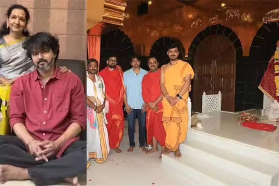 சென்னை கொரட்டூரில் விஜய் கட்டியுள்ள ஆலயம். 