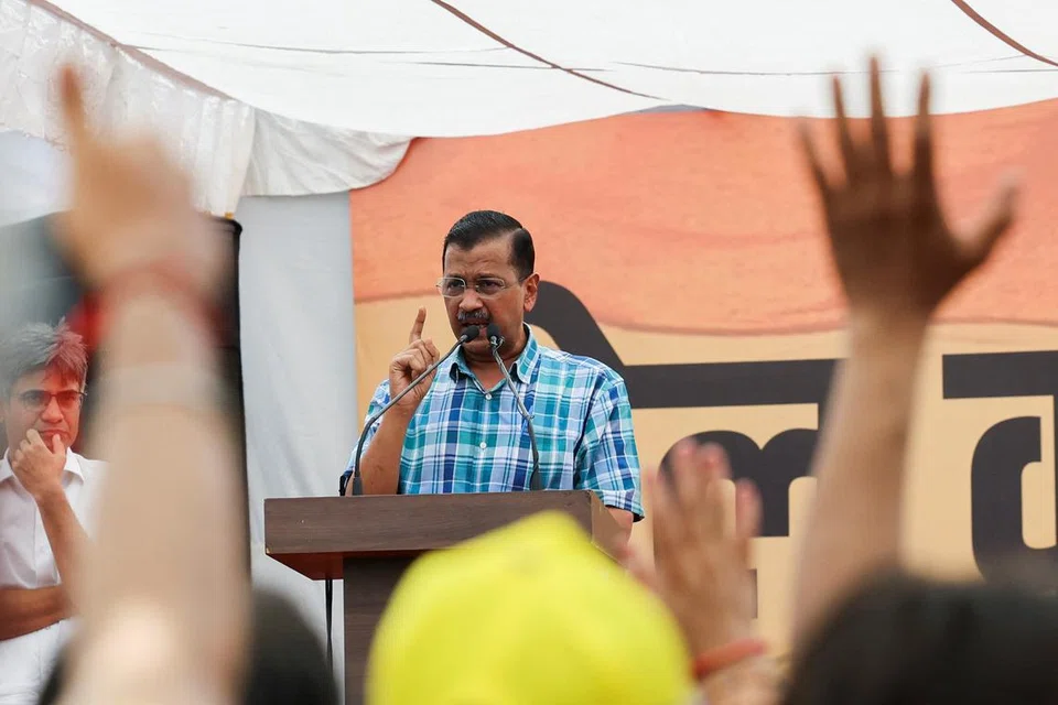 ஆம் ஆத்மி கட்சியின் ஒருங்கிணைப்பாளரும் டெல்லி முதல்வருமான அரவிந்த் கெஜ்ரிவால்.