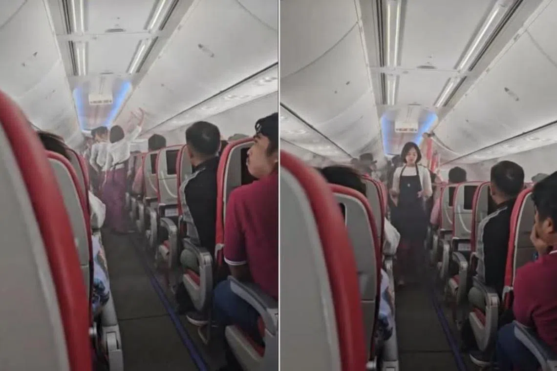 பாடிக் ஏர் விமானத்தில் தீச்சம்பவம்