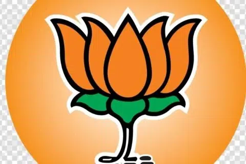 பாஜகவின் தாமரைச் சின்னம்.