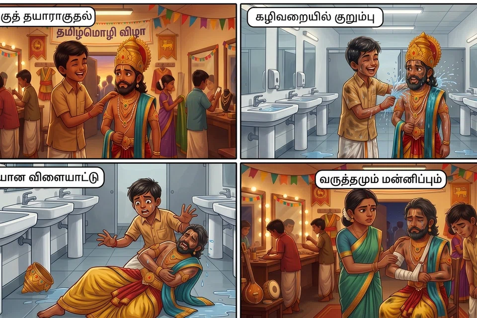 மாணவர்கள் மாறன், பாலாவின் மனத்தில் பசுமரத்தாணி போல பதிந்த சம்பவம்.