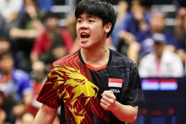 மேசைப்பந்தில் சிங்கப்பூருக்குத் தங்கப் பதக்கம்