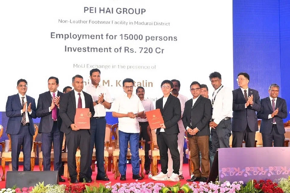 தைவான் நாட்டைச் சேர்ந்த ‘பெய் ஹாய்’ குழுமம், தோல் அல்லாத காலணிகள் உற்பத்தி செய்யும் நிறுவனத்தை மதுரையில் அமைக்க முன்வந்துள்ளது.