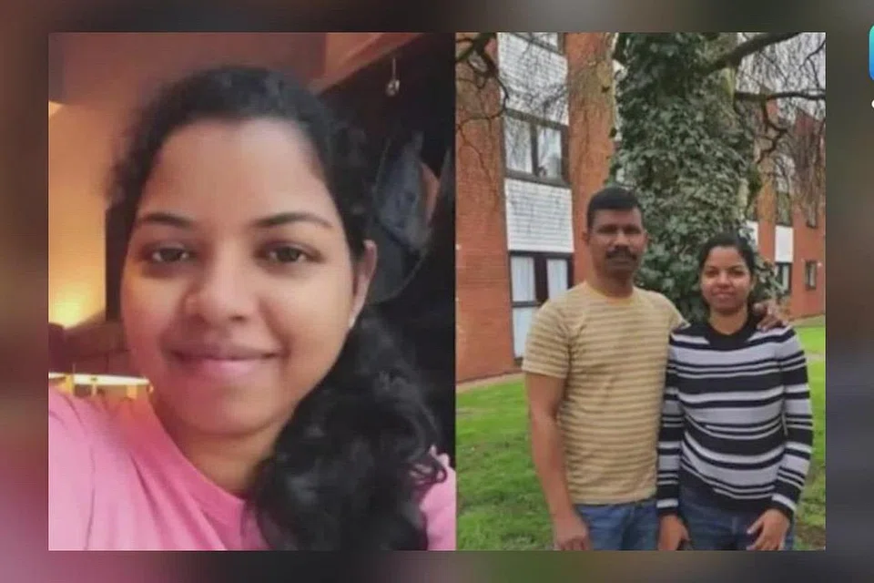 மாண்ட அஞ்சு அஷோக்கும் அவரை கொன்றதாக நம்பப்படும் அவரது கணவர் சஜூ (படம்: இந்திய ஊடகம்) 