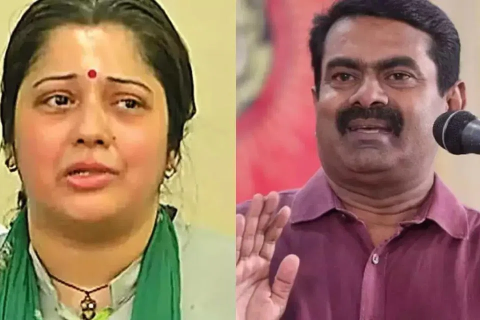 சீமான், விஜயலட்சுமி.