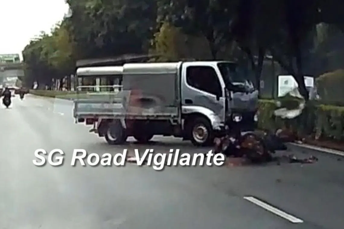 வாகனங்கள் மோதிய விபத்தில் மோட்டார் சைக்கிளோட்டி மரணம்