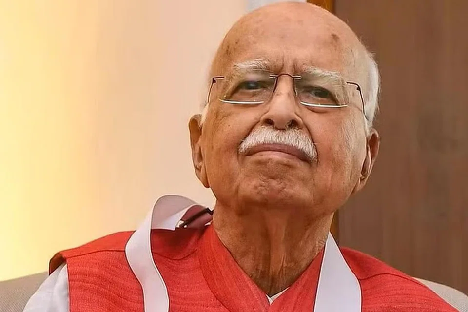 இந்தியாவின் முன்னாள் துணைப் பிரதமரும் பாரதிய ஜனதா கட்சியின் மூத்த தலைவருமான எல்.கே.அத்வானி.