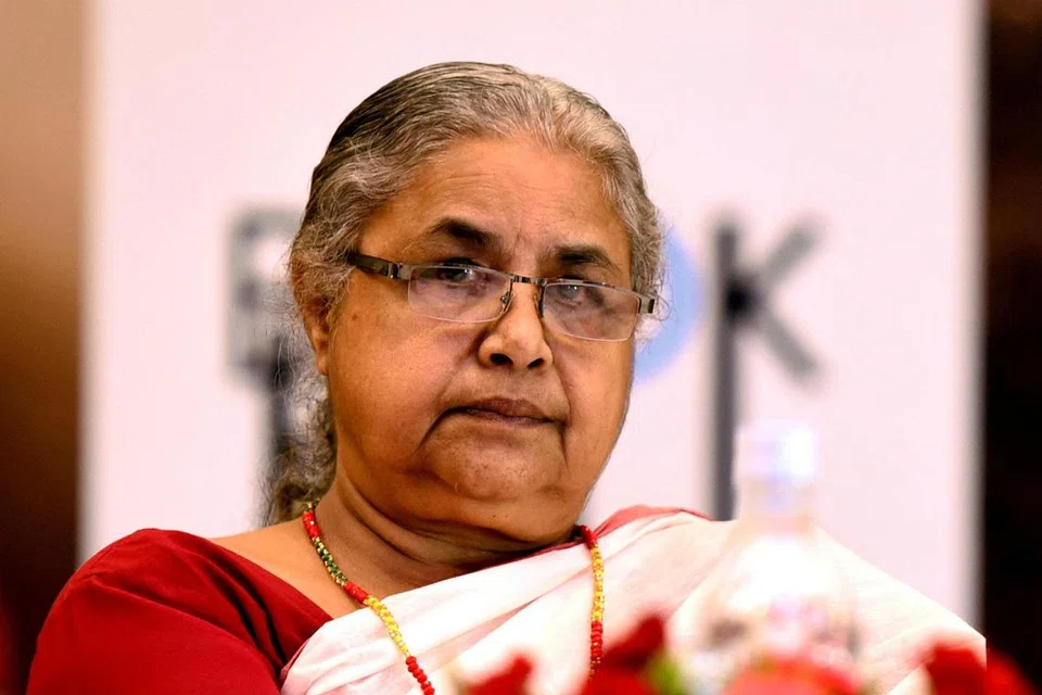 நேப்பாளத்தின் இடைக்காலப் பிரதமராகப் பதவியேற்றவுள்ள முன்னாள் தலைமை நீதிபதி சுஷிலா கார்க்கி. 