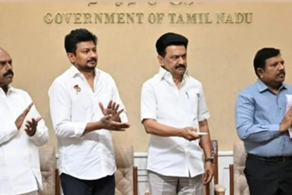சென்னை தலைமைச் செயலகத்தில் கலைஞர் பன்னாட்டு மாநாடு மையம் கட்டுவதற்கான அடிக்கல் நாட்டு விழா நடைபெற்றது.