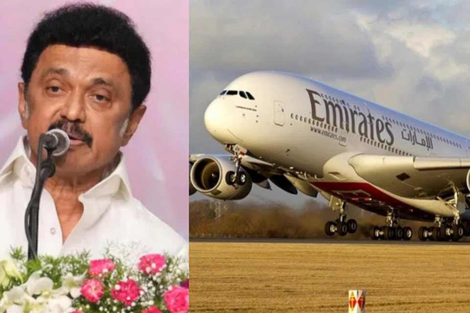 துபாயில் தரையிறங்கியபின் விமானத்தில் நடத்திய சோதனையில் வெடிகுண்டு எதுவும் சிக்காததால், மிரட்டல் வெறும் புரளி எனத் தெரியவந்தது.