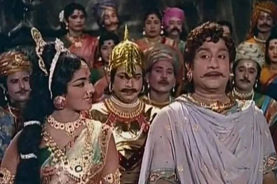 ‘சரஸ்வதி சபதம்’ படத்திலிருந்து ஒரு காட்சி.