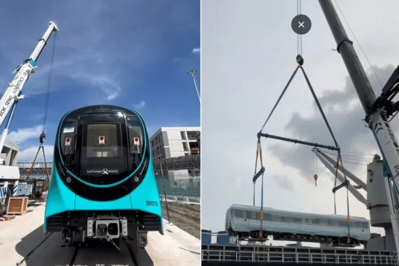 ஜூரோங் வட்டாரப் பாதைக்கான முதல் ரயில் சிங்கப்பூர் வந்தடைந்தது