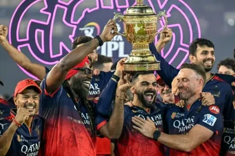 2025ஆம் ஆண்டின் ஐபிஎல் தொடரில் ராயல் சேலஞ்சர்ஸ் பெங்களூரு அணி கிண்ணத்தை வென்றது.