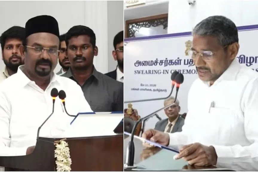 அமைச்சர்களாக வன்னியரசு, ஷாஜஹான் பதவியேற்பு