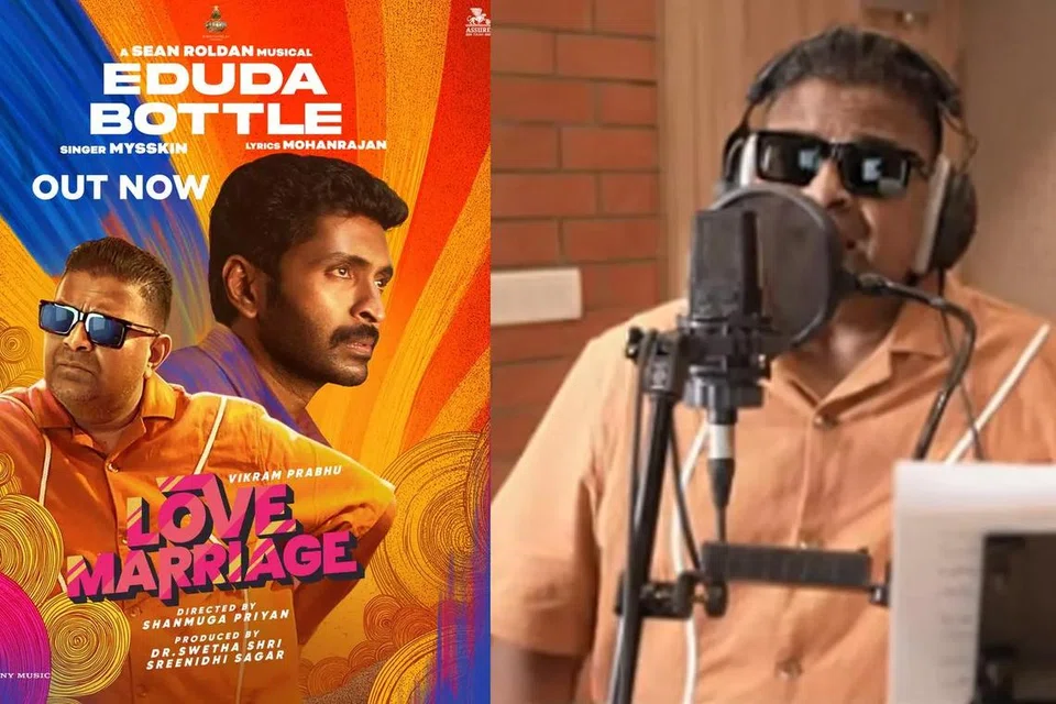 இயக்குநர் மிஸ்கின் ‘லவ் மேரேஜ்’ என்ற படத்தில் பாடல் ஒன்றைப் பாடியுள்ளார்.