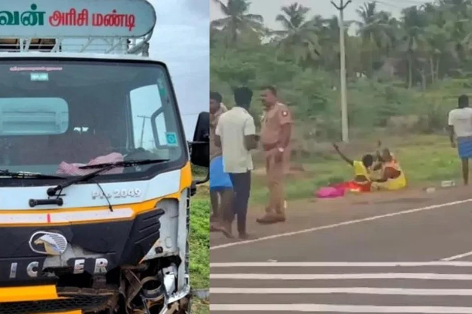 விபத்து ஏற்படுத்திய வாகனம், விபத்து நிகழ்ந்த பகுதி.
