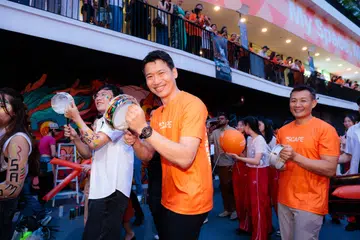 கலாசார, சமூக, இளையர் துறைக்கான தற்காலிக அமைச்சர் டேவிட் நியோ ‘எக்ஸ் ஸ்கேப்’ விழாவில் கலந்துகொண்டார்.