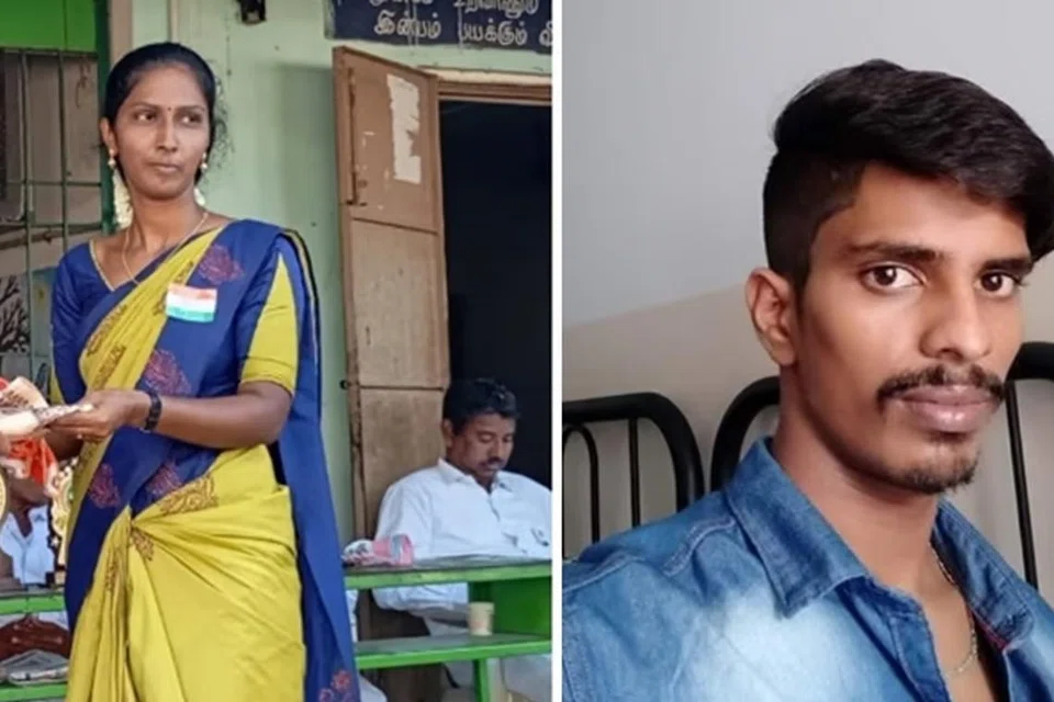 கொலை செய்யப்பட்ட ரமணி. கொலை செய்த மதன்.